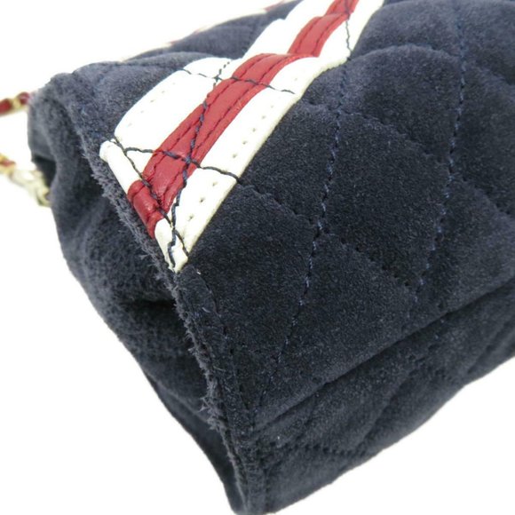 ❌SOLD❌Chanel UK Flag Union Jack Shoulder Navy bag - Picture 10 of 13